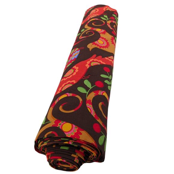 3 Yds "Pretty Bird" Spice Pillow & Maxfield Michael Miller Fabrics Vintage 2010 - Picture 9 of 9